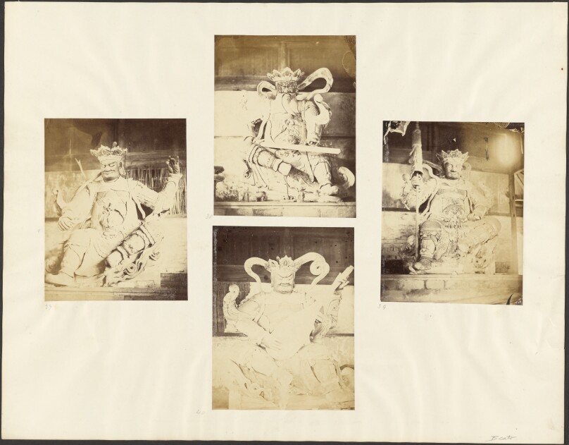 [Demi-god statue, China]