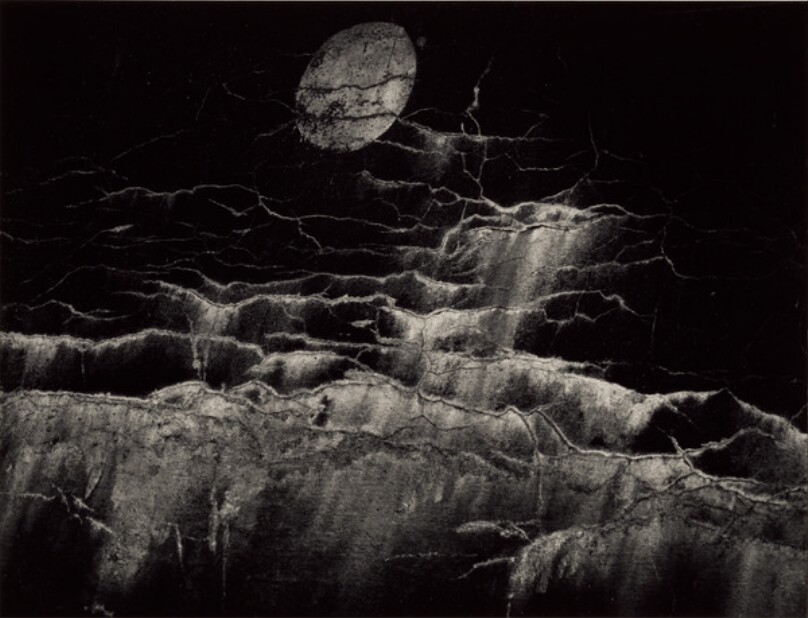 Moon and Wall Encrustations, Pultneyville, New York