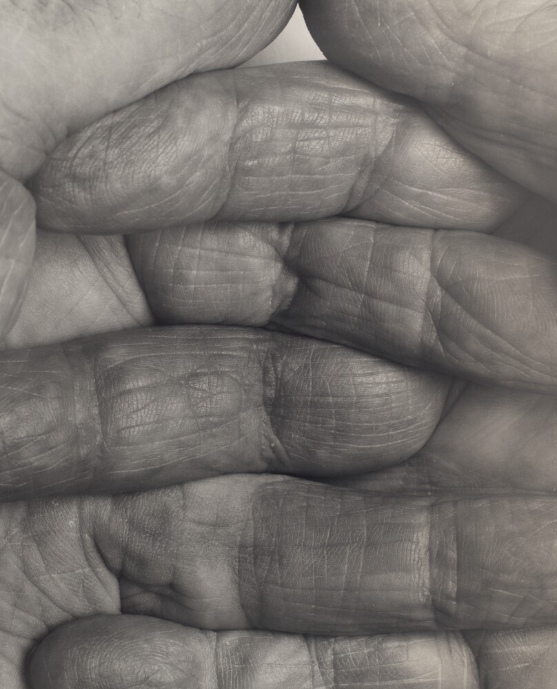 Self-Portrait - Interlocking Fingers, No. 1