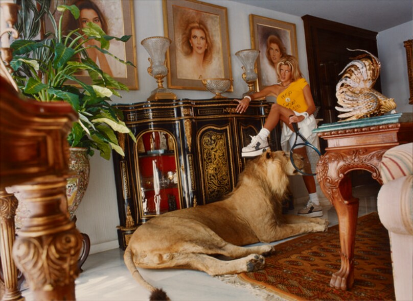 Untitled (Paulina with Lion)