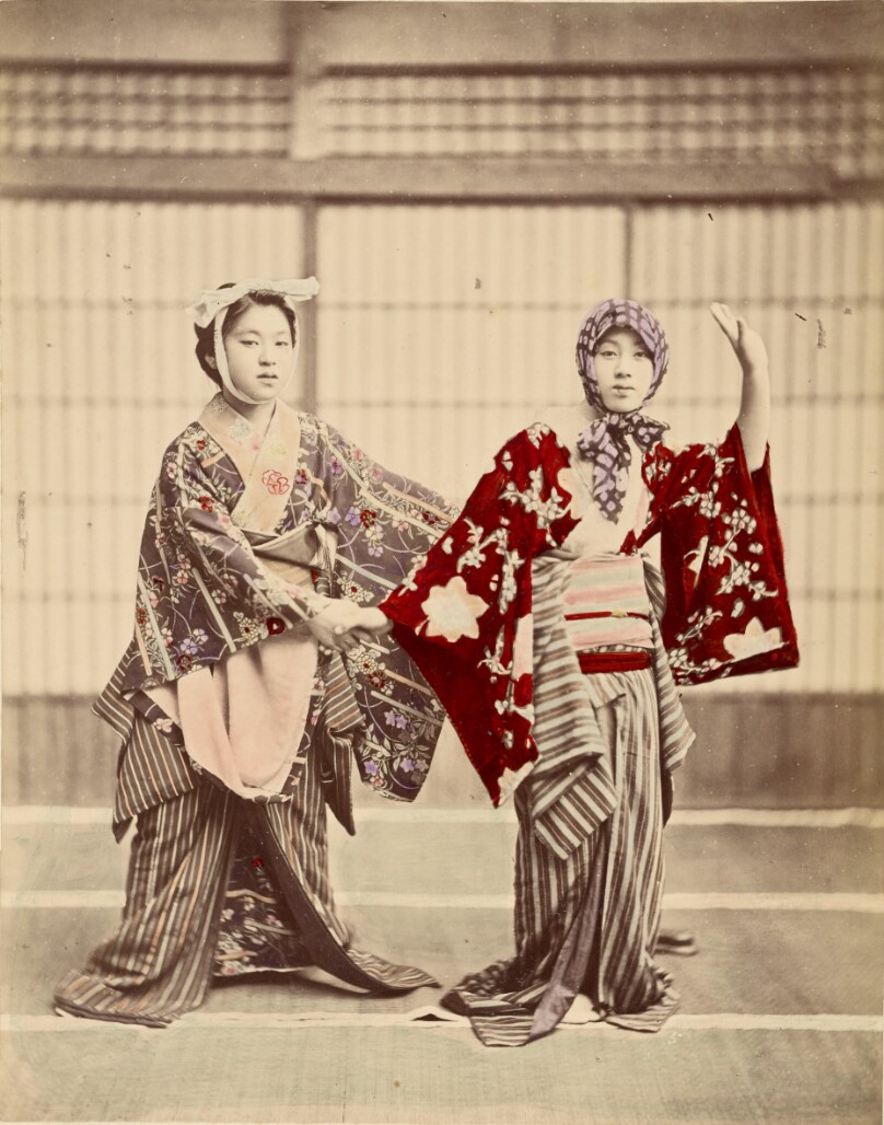 [Two Japanese Women in Costume]