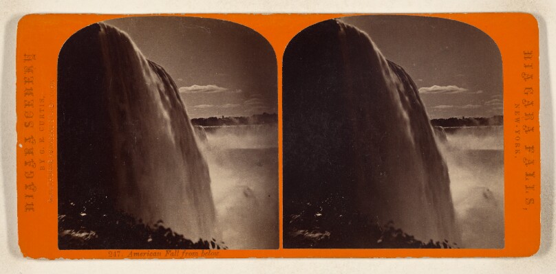 American Fall from below. [Niagara Falls]