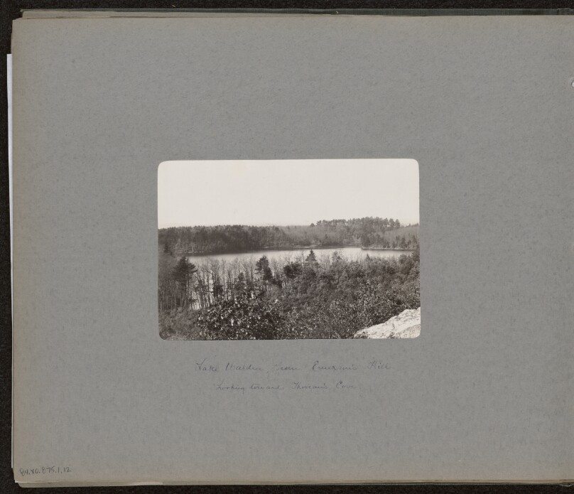 Lake Walden, from Emerson's Hill
