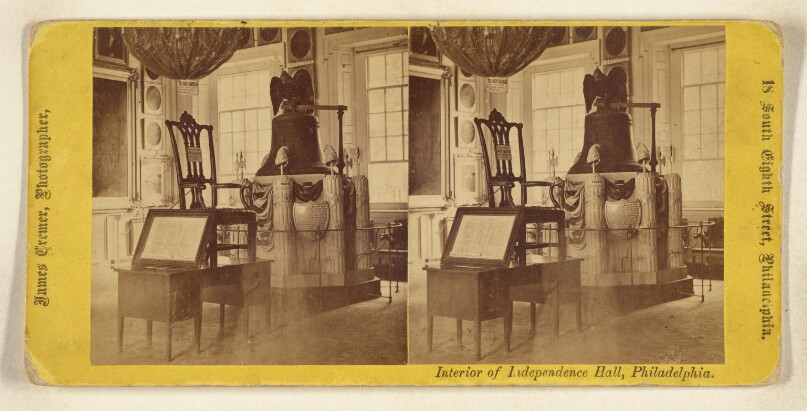 Interior of Independence Hall, Philadelphia.