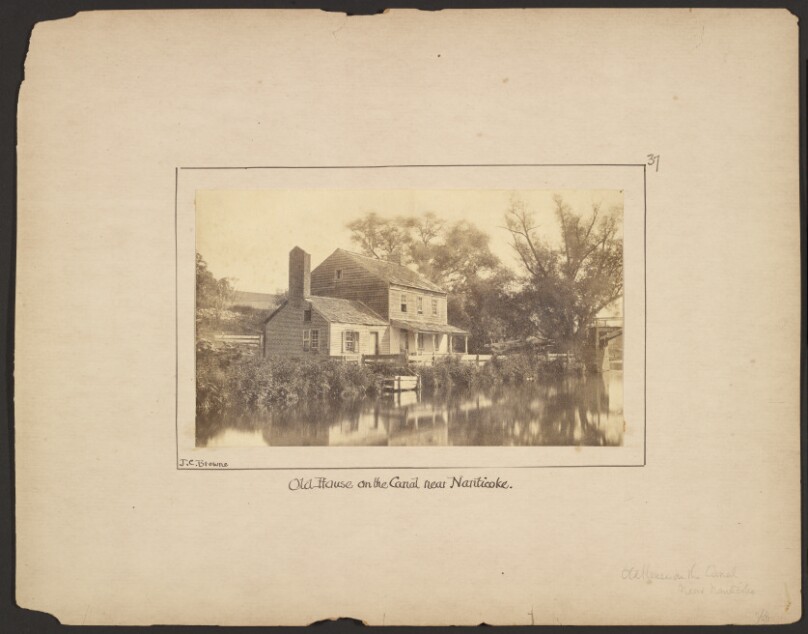 Old House on the Canal near Nanticoke