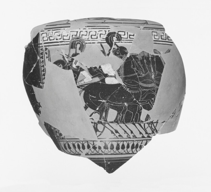 Attic Black-Figure Hydria Fragment