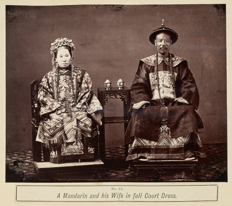 A Mandarin and his Wife in Full Court Dress