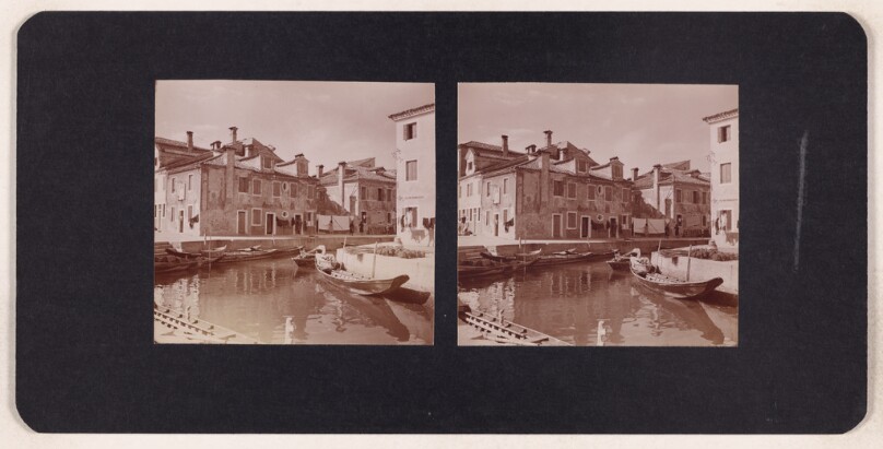 [Murano near Venice, Italy] (recto); [View of Venice, Italy, near "Via di Terranova"] (verso)