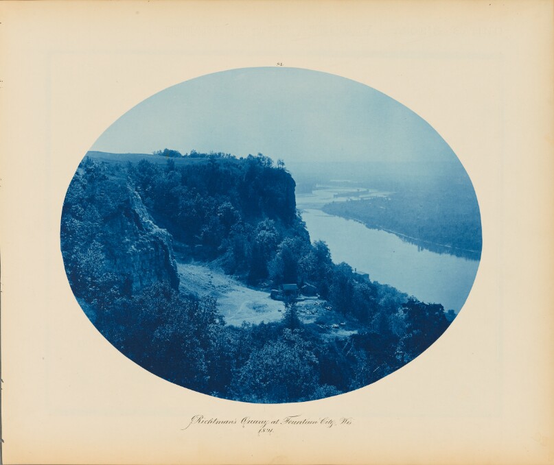 Richtman's Quarry at Fountain City, Wisconsin