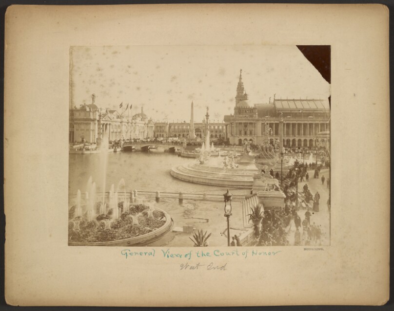 General View of the Court of Honor, West End