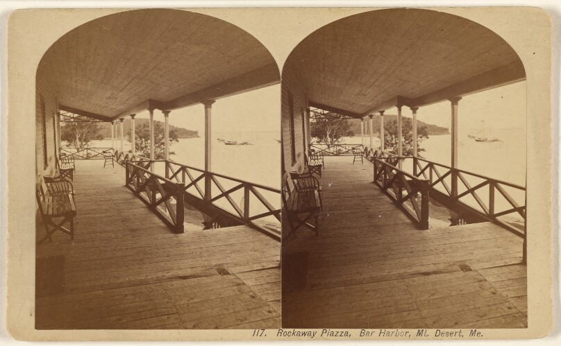 Rockaway Piazza, Bar Harbor, Mt. Desert, Me.