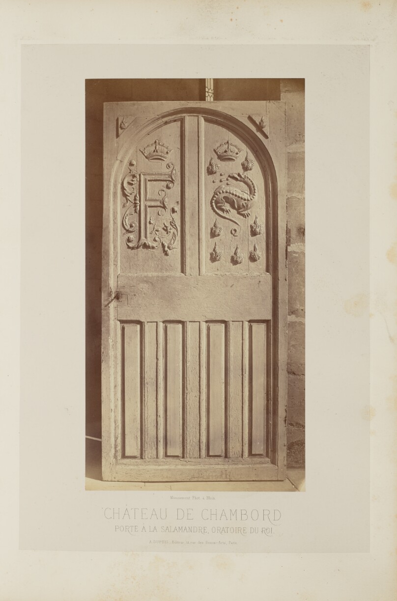 Château de Chambord: Porte à la salamandre, oratoire du roi