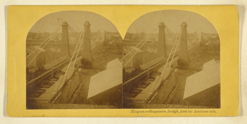 Niagara. - Suspension Bridge, from the American side.