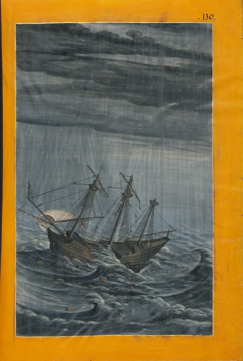 A Ship in a Stormy Sea