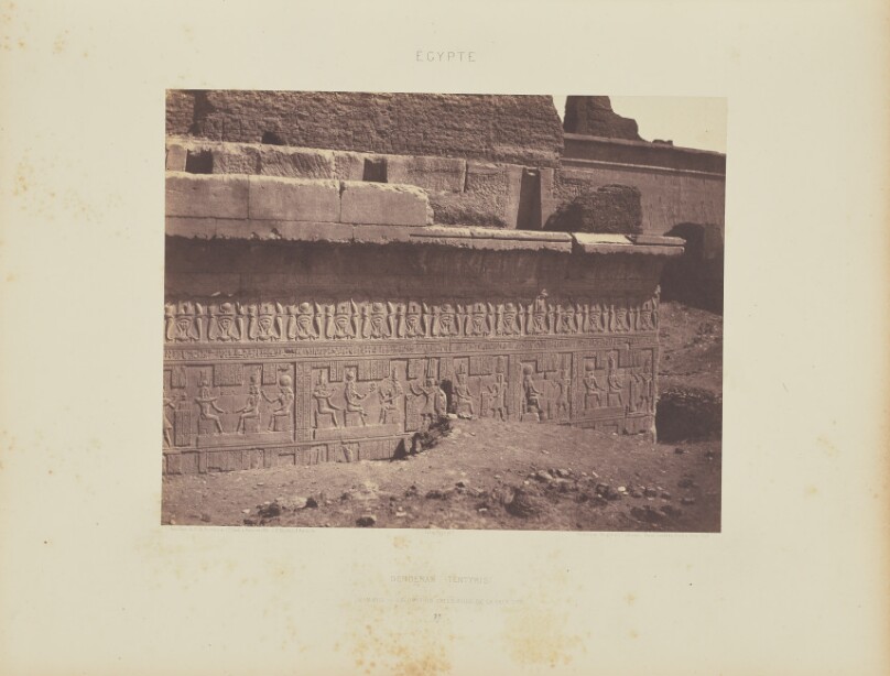 Dendérah (Tentyris). Mammisi - Décoration Extérieure de la Face Sud