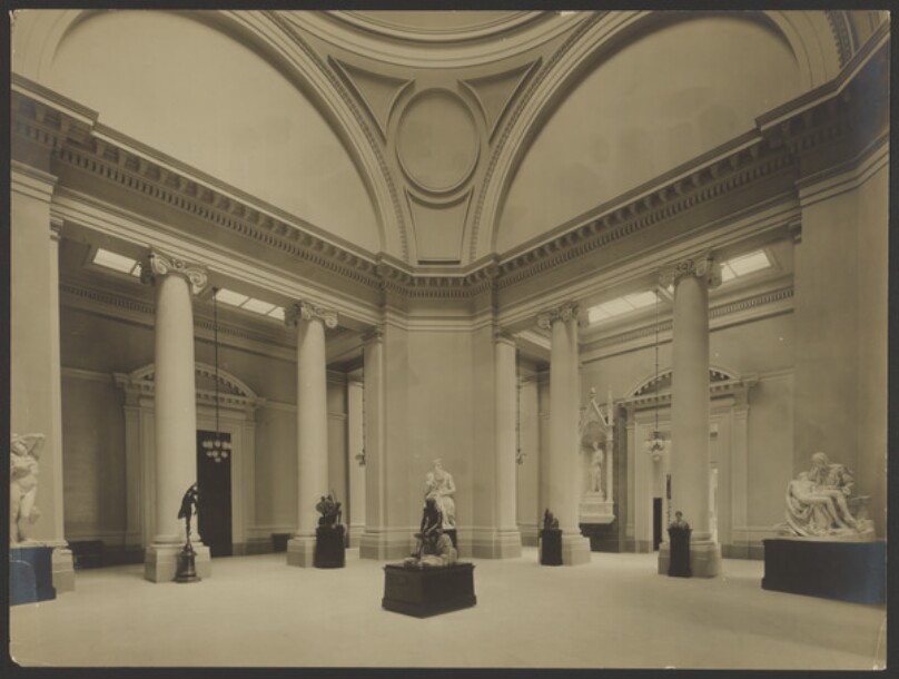 [Museum sculpture gallery]