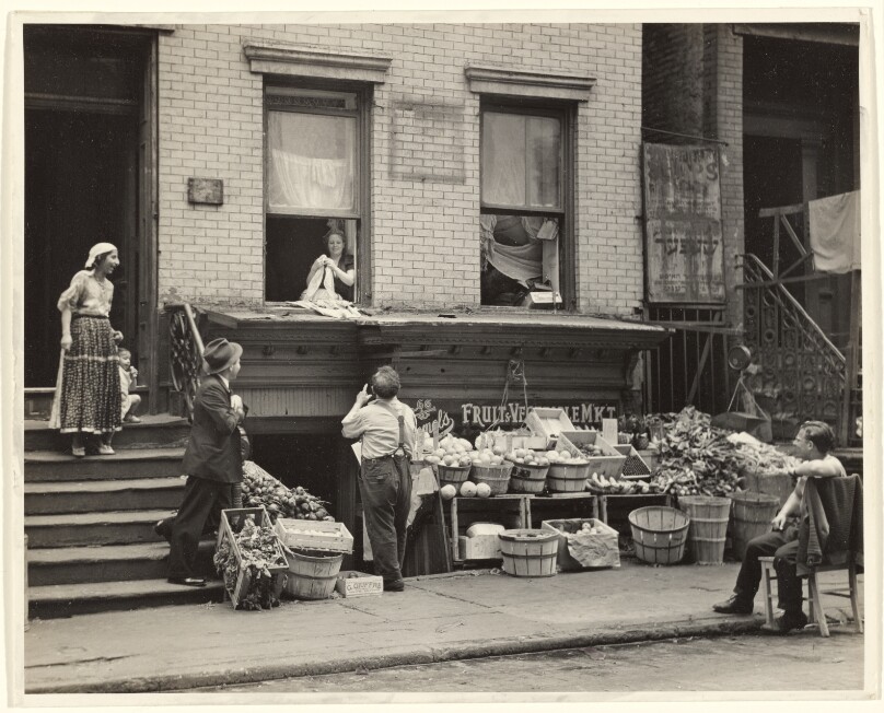 Gypsies and Vegetable Dealer, Pitt Street, New York