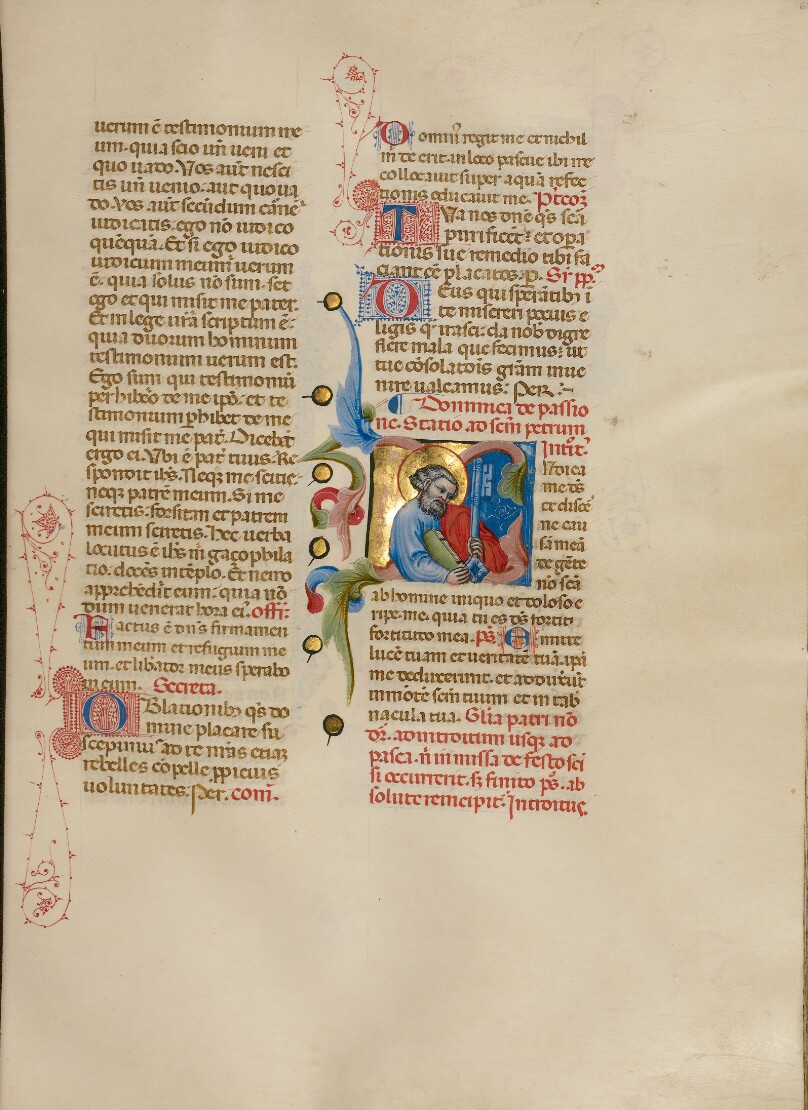 Initial J: Saint Peter