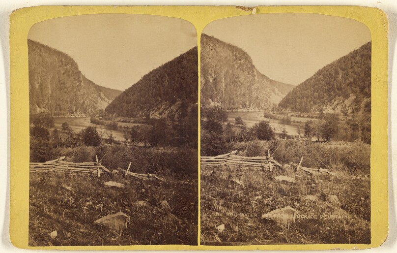 Water Gap from Blockade Mountain
