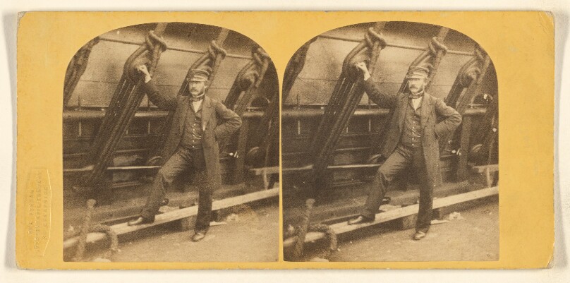 Captain Harrison, Commander of the Ship. [The Great Eastern]