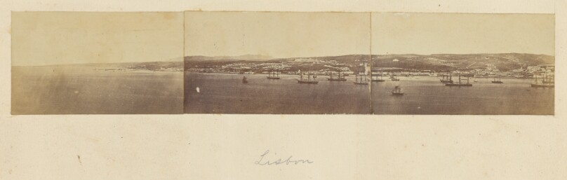 [Panorama of the port, Lisbon, Portugal]