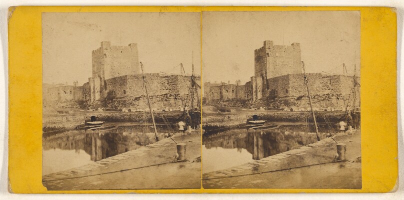 Ireland. Carrickfergus Castle, Co. Antrim. Founded by Sir John De Courcy, in 1128. Now used as a Government Depot.