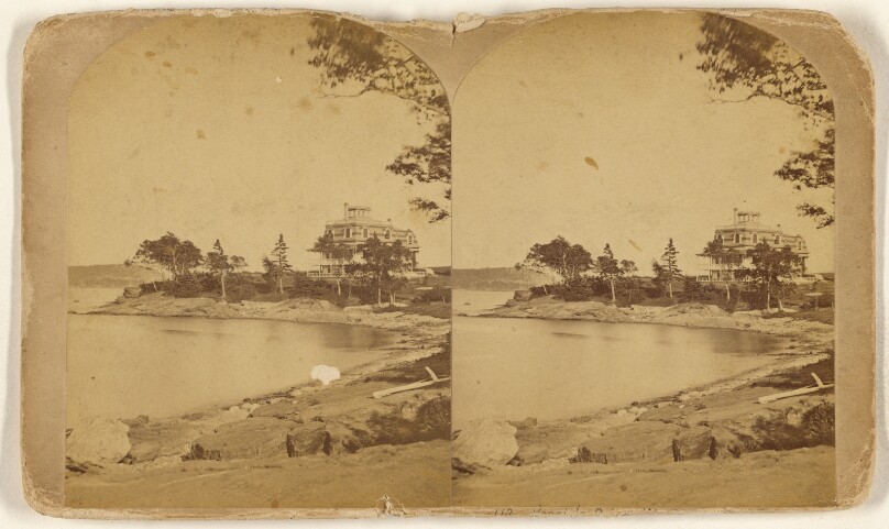Veazie's Point, Mt. Desert, Me. [now called Acadia National Park, Maine]