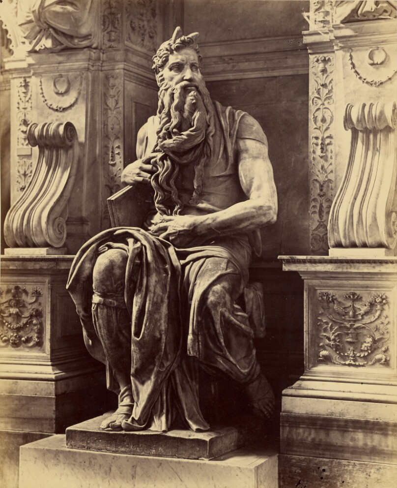 [Moses by Michelangelo]