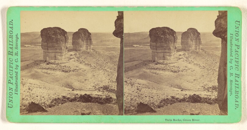Twin Rocks, Green River.