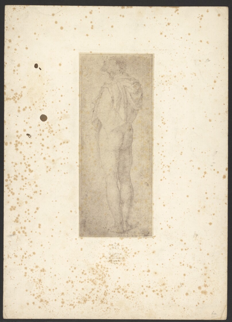 [Drawing of a Man with Wrap Around His Shoulders]