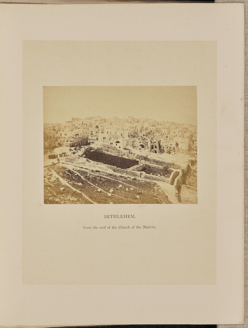Bethlehem from the Roof of the Church of the Nativity