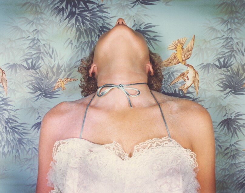 Woman with Blue Bow