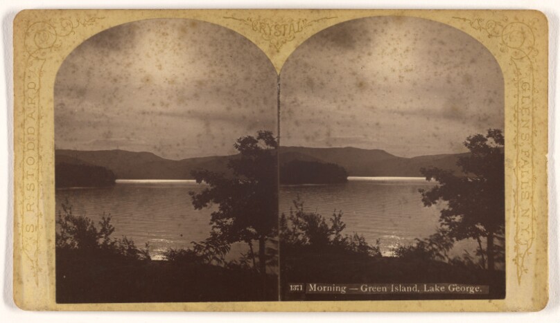 Morning - Green Island, Lake George.