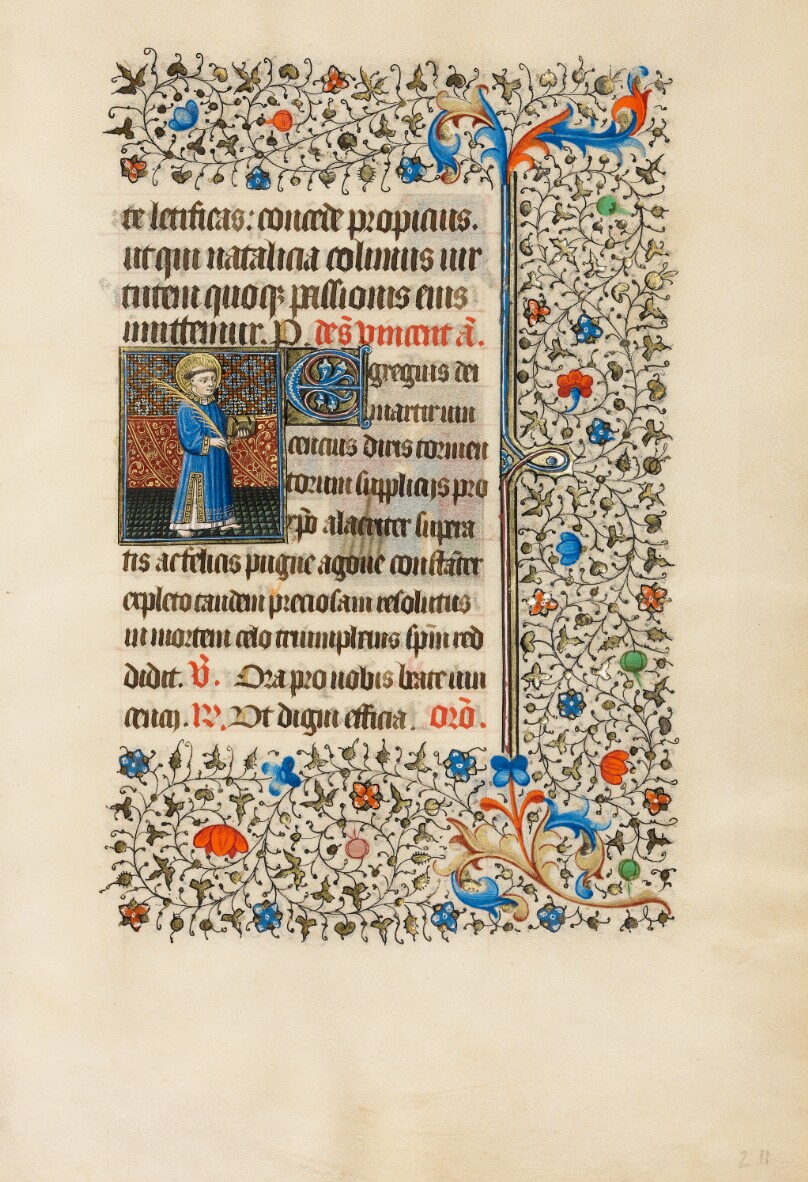 Saint Vincent with a Book and a Palm