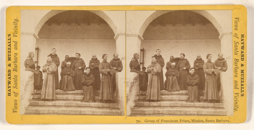 Group of Francisan Friars, Mission, Santa Barbara [California]