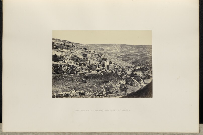 The Village of Siloam and Valley of Kidron