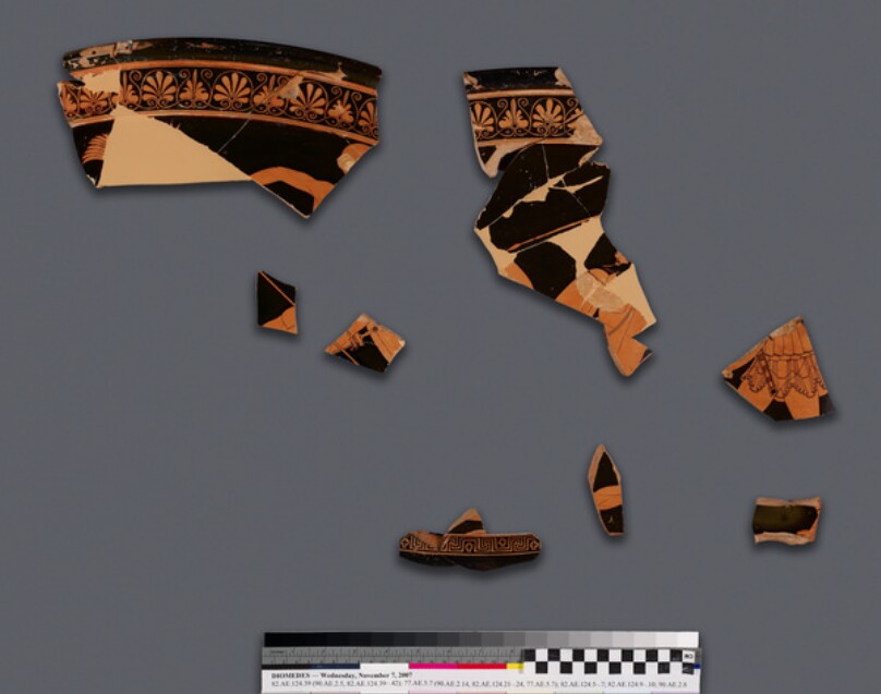Attic Red-Figure Calyx Krater Fragment (part of 77.AE.5.1)