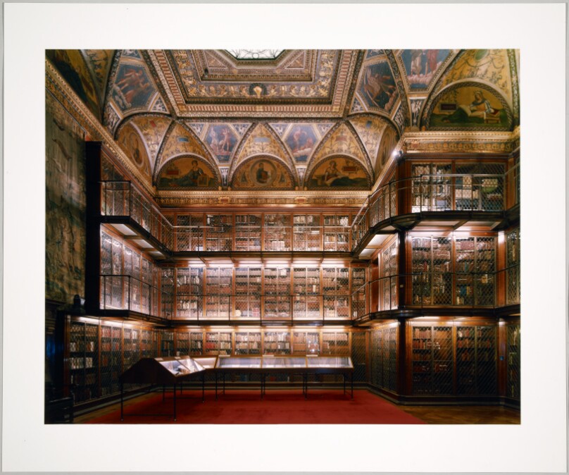 Morgan Library, Straight View of Stacks in East Room, New York