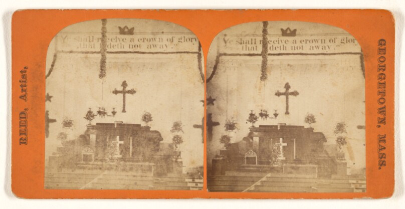[Interior of a church, Newburyport, Mass.]