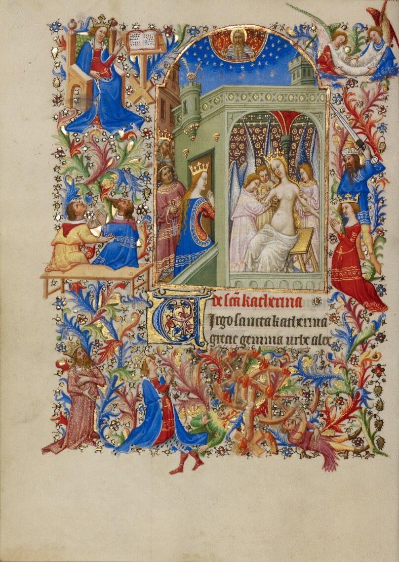 Saint Catherine Tended by Angels