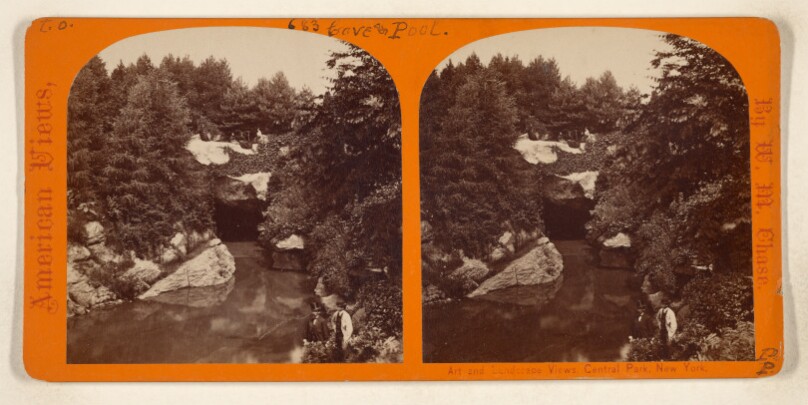 [Cave and Pool, Central Park, New York City]