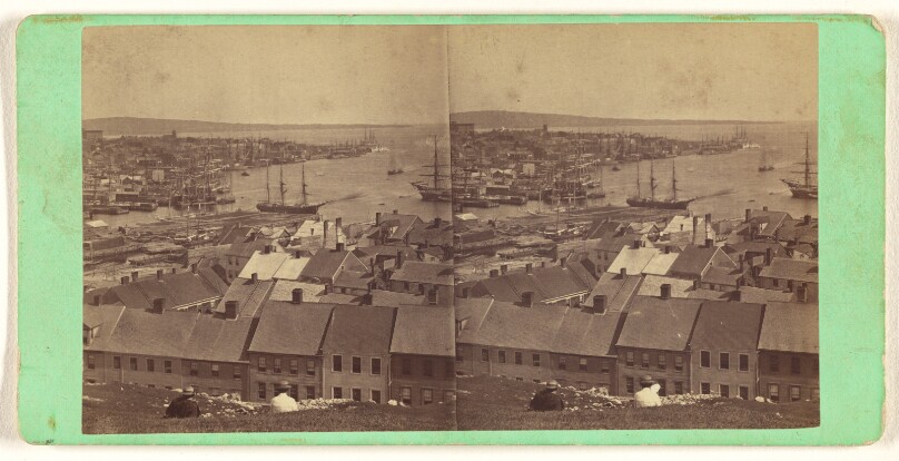 [Harbor view of St. John, New Brunswick, Canada]