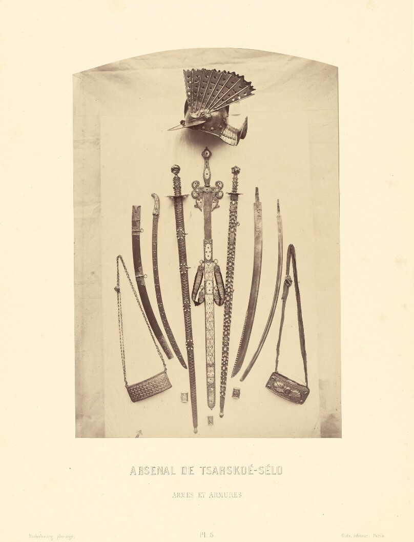 Arsenal de Tsarskoe-Selo, Armes et Armures