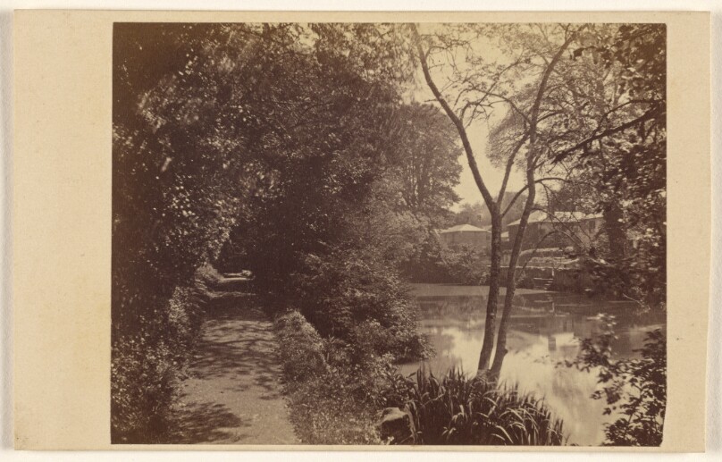 Pond, (---illeg.) church.