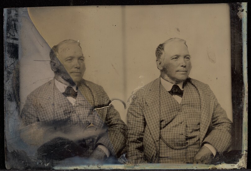 [Double portrait of a middle-aged man]
