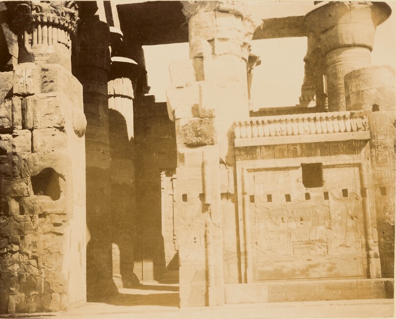 [Egyptian temple ruins]