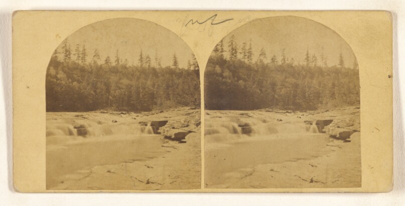 Genesee Falls, Portage, N.Y. Part of the Lower Fall.