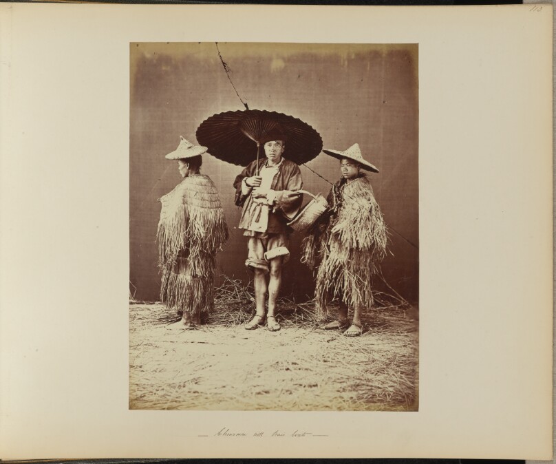 Chinamen with Rain Coats