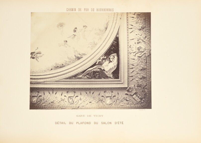Gare de Vichy, Platfond du Salon d'Été