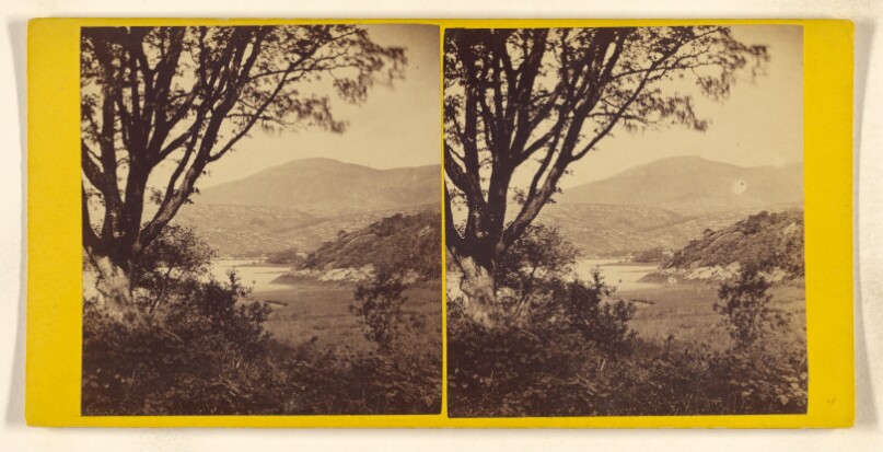 The Purple Mountain and Upper Lake, From the Kenmare Road. [Killarney, Ireland]